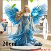 Blue-winged Guardian Angel, 2D Flat Acrylic, Tabletop Decoration, Suitable for Living Room, Office, Gifts, Christmas, Halloween