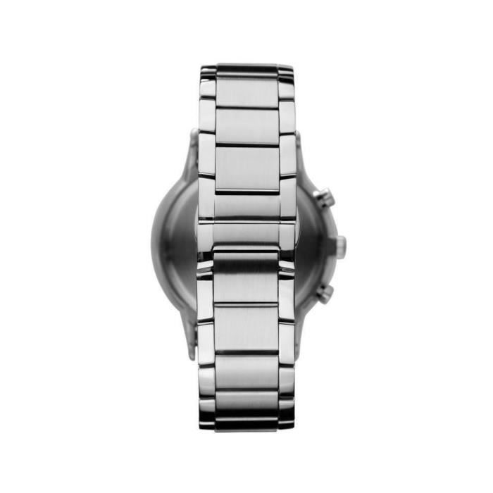 EMPORIO ARMANI Montre bracelet AR2434 - Homme - Quartz - Analogique - Acier - Argenté