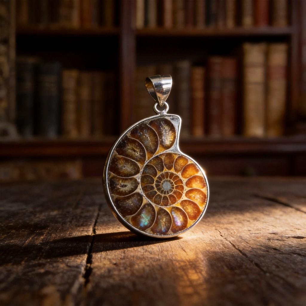 Shell Pendant With Polished Shell Beads For Style Jewelry