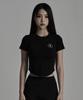 JELEVE Sporty Logo Crop Short Sleeve [Black]