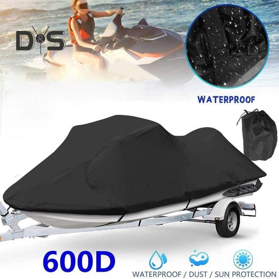 

Чехол для лодки с ветрозащитными пряжками, ремнями, защитой от ультрафиолета, водонепроницаемым покрытием, защитой от любых погодных условий, прочный защитный чехол для яхты S чёрный