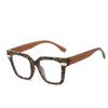 Fashion Square Reading Eyeglasses Optical Glasses Men 2026 New Vintage Leopard Glasses Women Brand Design Clear Lens Glasses