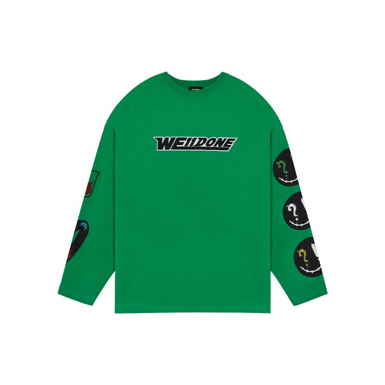 WE11DONE Sweatshirt Unisex Green WD-TT1-22-629-U-GR