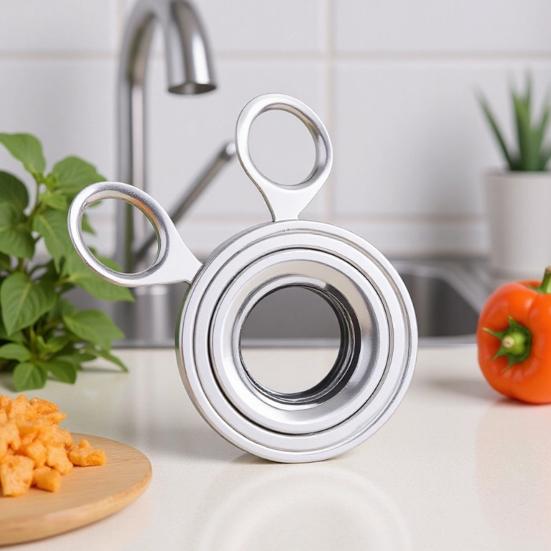 Stainless Steel Egg Cutter Opener Easy Egg Shell Remover Essential Kitchen Gadget for Cutting Eggshells Separating