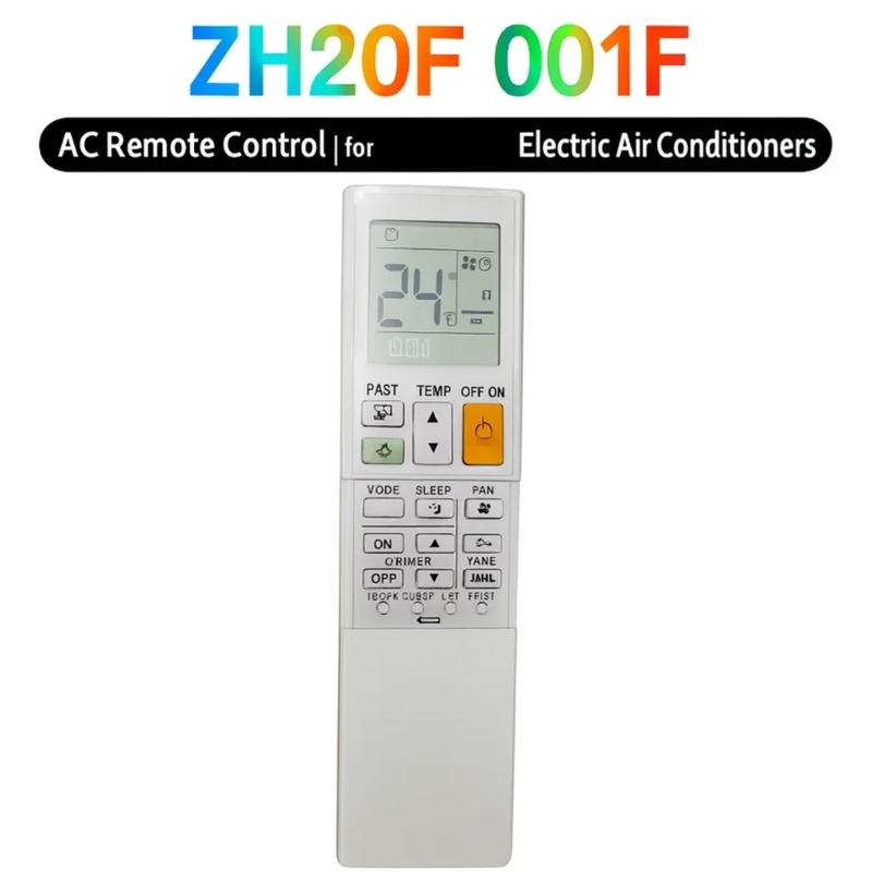 Air Conditioning Remote Control for ZH20F-001F Air Conditioner Directly Replacement Remote Controller Accessories