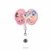 1 Stück Neues Design 1 Stück Shaker Acryl Einziehbar Krankenschwester Ausweisrolle Anime Herz Lunge Zähne Arzt Namensschild Ausweishalter Clip