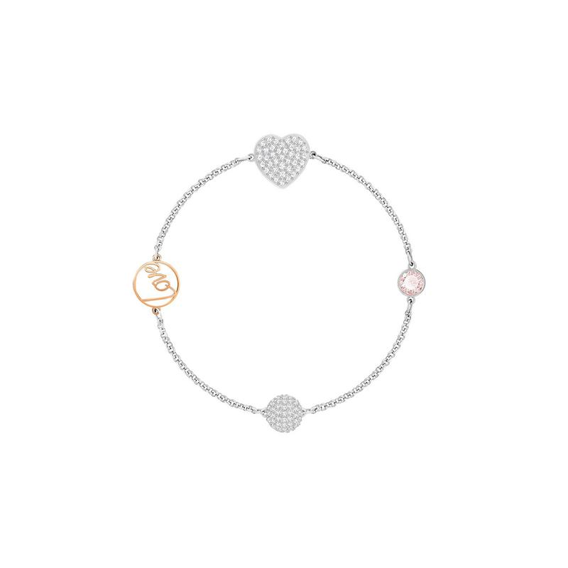 Swarovski Romantic Love Invisible Magnetic Bracelet White Gold Women s Model 5365760