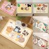 Cute Animal Silicone Diatomite Spillproof Pet Feeding Mat For Dining And Feeding