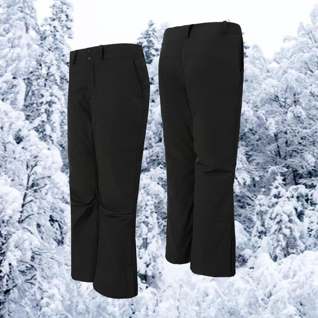 Women's Waterproof Outdoor Ski Suit - Micro Flare Ski Pants with Extra Cotton for Hiking and Skiing