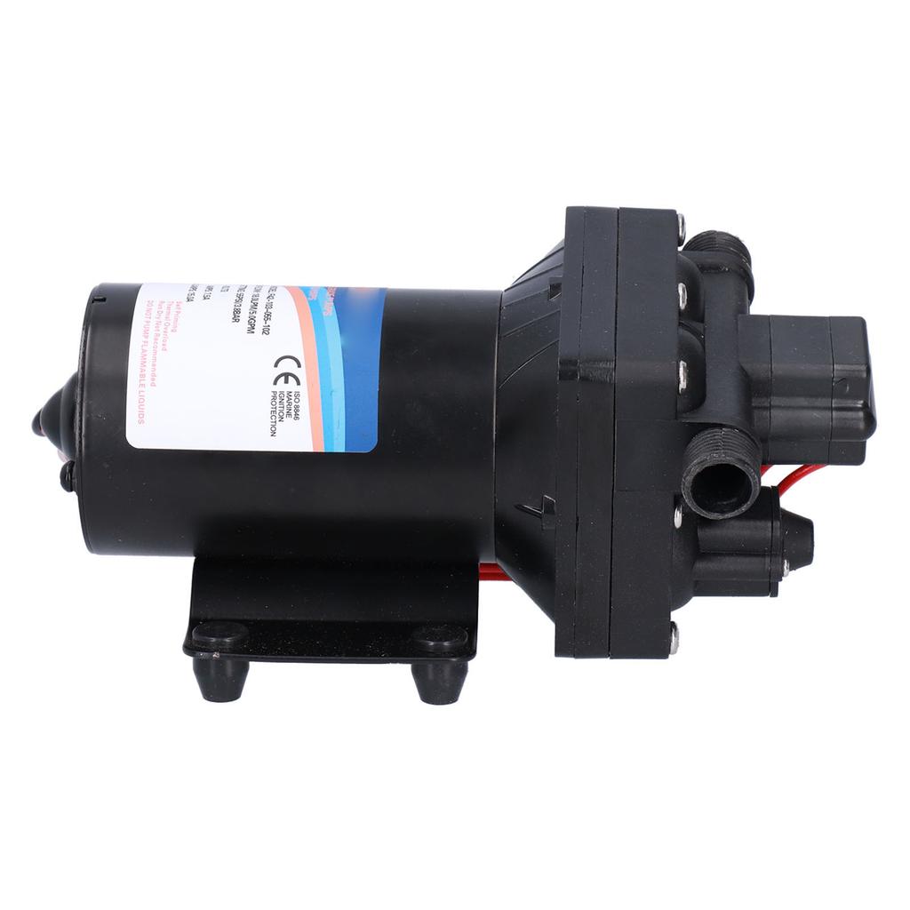 Membranpumpe Minigröße DC Hochdruck 8 Liter Selbstansaugend Lade Wasserpumpe für Autowäsche Bewässerung(F42 103