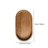 Wooden Serving Trays Oval Wood Tray Platters for Serving Food Dishes Dinner Plates for Party Entertaining Appetizer