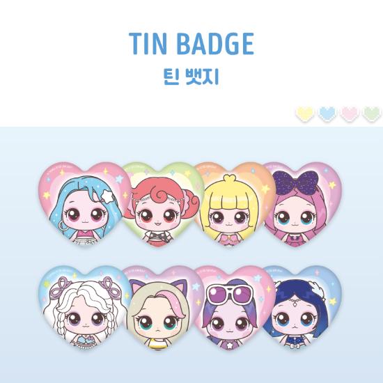 Teenieping X Hearts2Hearts Tin Badge