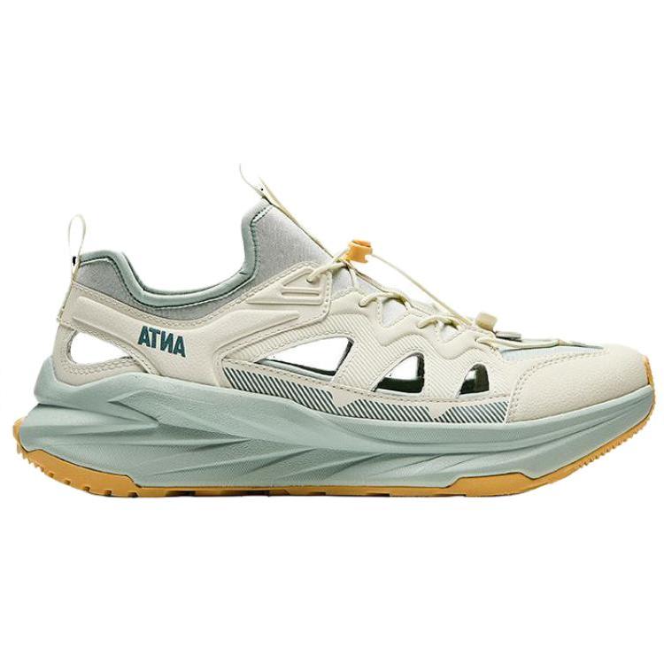 Anta Exploration Comfortable Trendy Versatile Wear-Resistant Shock-Absorbing Creek Shoes Men Shoes White Green 912528504-3