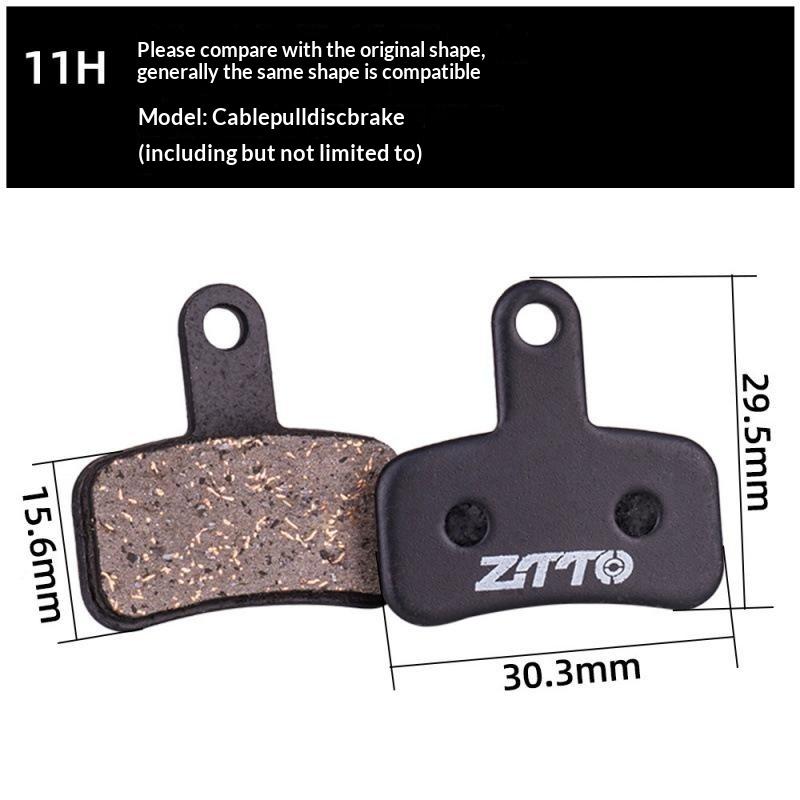 1 Coppia Pastiglie Freno Lega di Rame per Bicicletta Pastiglie Freno Idrauliche Pastiglie Resistenti all'Usura Per Bicicletta Pastiglie Freno a Disco Semi-Metalliche
