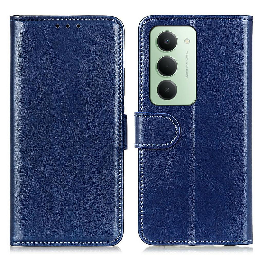For Xiaomi Redmi 15 4G (EU) (171mm) Case Crazy Horse Texture PU Leather Phone Stand Cover