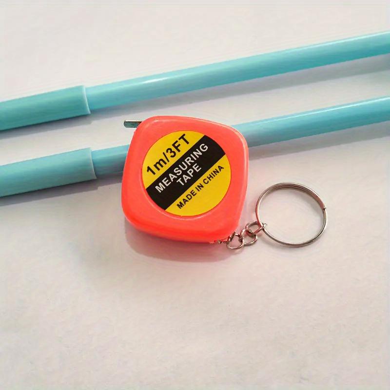 1pc Mini Portable Tape Measure With Car Keychain Attachment Perfect for Sewing and Tailoring Automotive Tool Key Chain Gift
