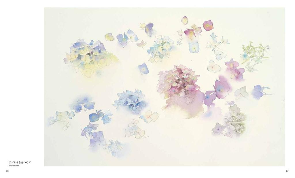 Watercolor One Flower a Day and How To Draw Painting - Works, Sketches,