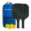 Lightweight Pickle Ball Rackets Honeycomb Core Pickleball Paddle Set  Outdoor Sports