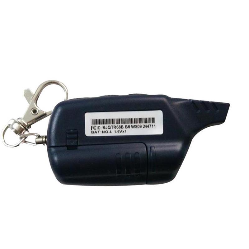 B9 Keychain for Russian Engine start keychain lcd Remote Control Key Two Way Car Alarm System Security Alert StarLine B9