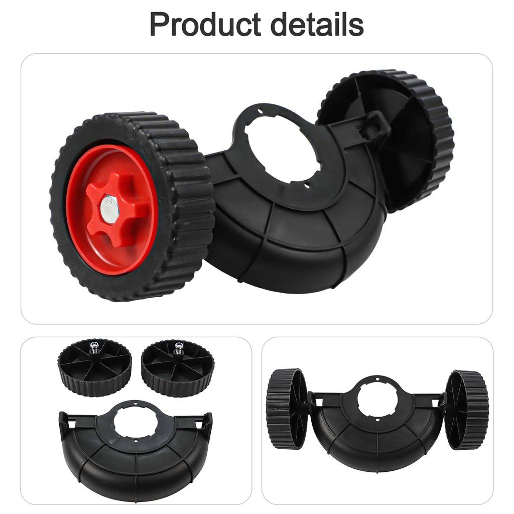 Adjustable Lawnmower Wheels Adjustable Wheel Complex Terrain Stability Improved Mowing Efficiency Garden Restoration