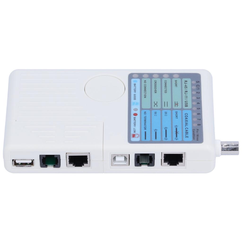 Koaxialkabeltester Multifunktion 4in1 Netzwerkwerkzeug RJ11 RJ45 USB BNC Multitester