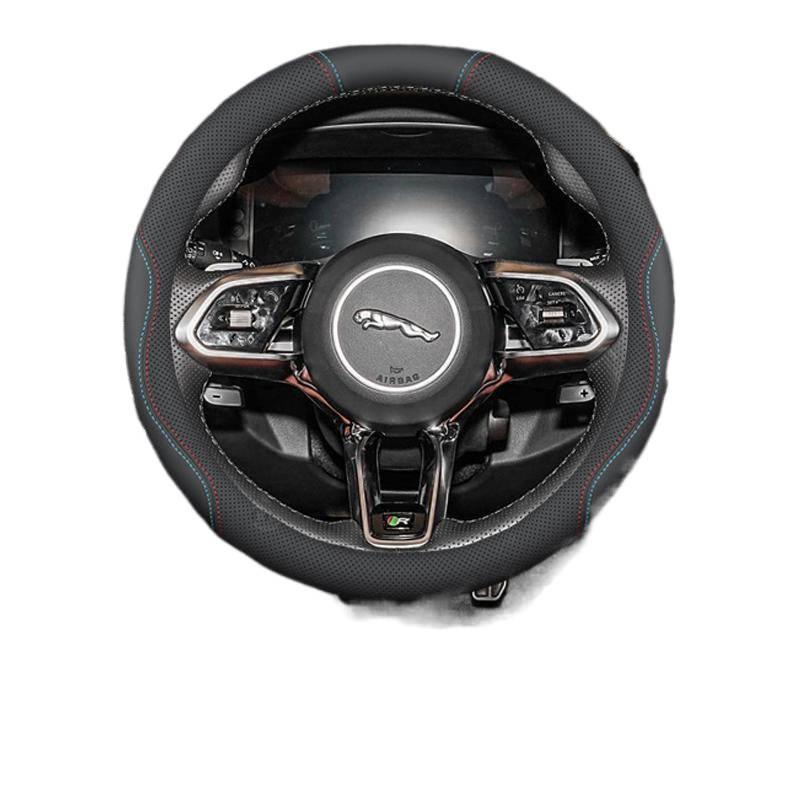 Jaguar Steering Wheel Cover: Fits XEL, XFL, E-PACE, F-PACE, & F-TYPE