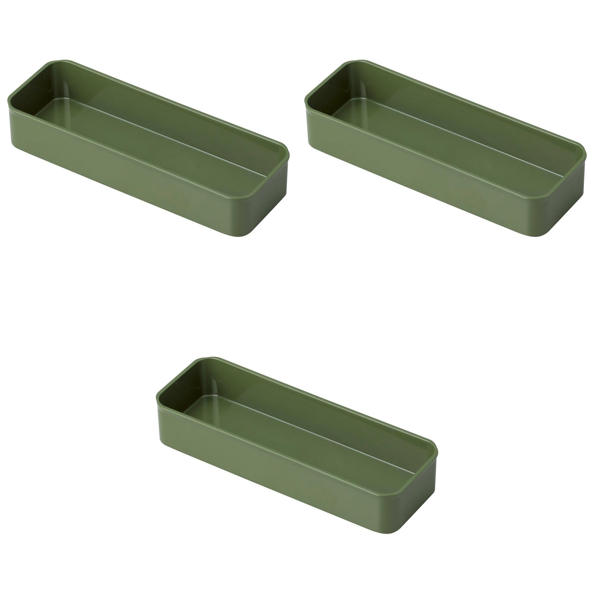 

Набор из 3 зеленых подставок для сервера x x Внутренние размеры Палочки для еды ABS Setomonohonpo [A] [25,5 8,9 4,7 см, 24,7 см] Чехол, Смола, зелёный