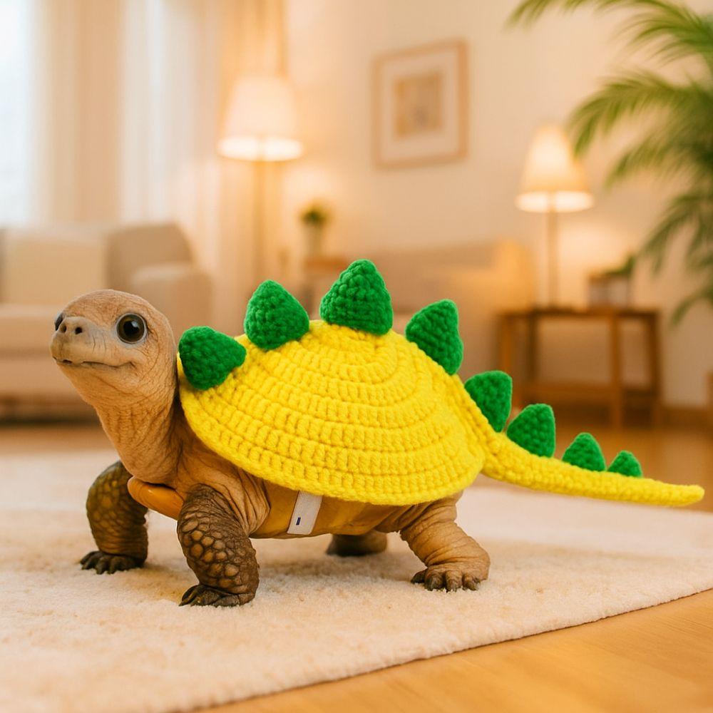 Dinosaur Pet Tortoise Clothes Cartoon Turtle Costume Funny Tortoise Outfit  Halloween Party
