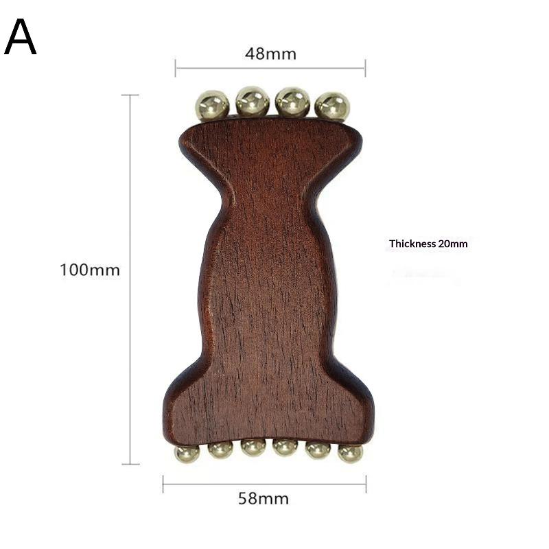 Facial Meridian Massager Gua Sha Roller Bead Fascia Lifting Tool Lymphatic Drainage Massage Trigger Point Massage Metal Roller