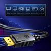 DisplayPort Cable DP Cable DisplayPort To DisplayPort Cable 4K 60Hz 3m Black Compatible TV Display Projector Laptop Set Top Box Game Console Etc.