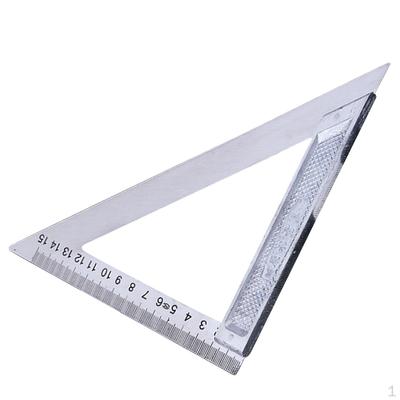 Edelstahl Dreiecklineal Messen für Schreiner/Holzbearbeitung