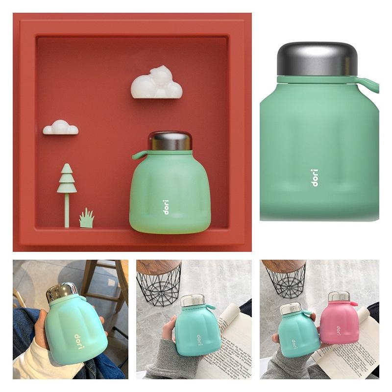 Creative Cartoon Pumpkin Stainless Steel Vacuum Insulated Thermos Cup 250ml For Youth