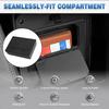 Car Armrest Hidden Multifunctional Storage Box Press Type For Mitsubishi L200 Triton 2024-2025 Interior Hidden Storage Box