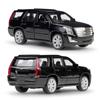 1/36 Scale Cadillac Escalade SUV Toy Car Model Welly Diecast Vehicle Miniature Pull Back Free Wheels Collection Gift for Children Boys