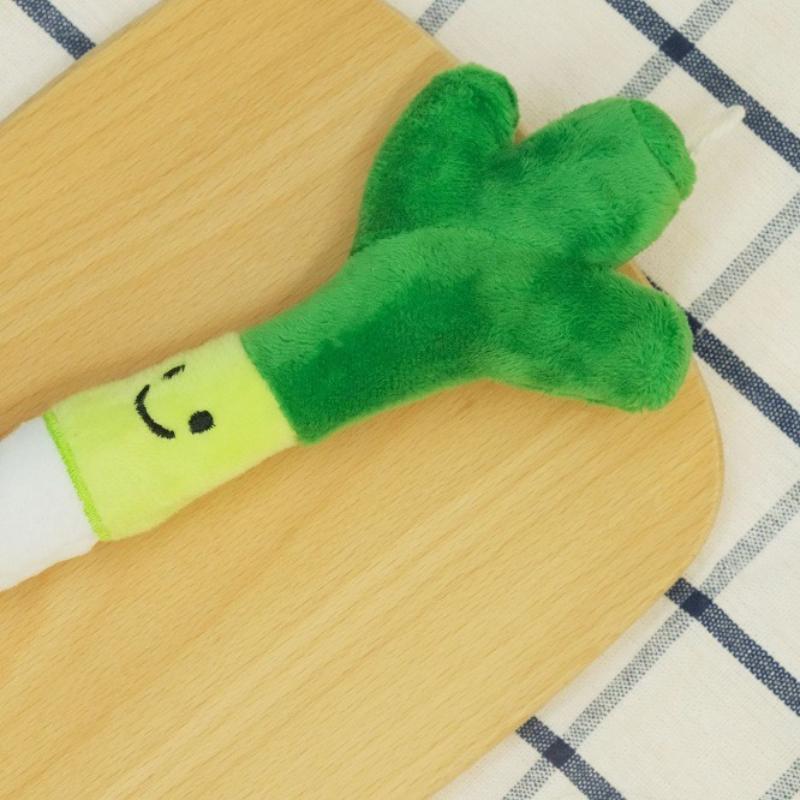 Giocattolo per Gatti Addestramento Interattivo Suono Gatti Giocattolo da Masticare Cipollotto Simulata Giocattolo per Gattini Interno Peluche Soffice Giocattolo con Campanello Accessori per Gatti