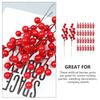 1PCS Christmas Red Berries Ornament Artificial Foam Berry Flower Branches DIY Wreath Xmas Tree Wedding Party Home Decoration