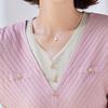 Paster Summer Faux Two-Piece Knit Short Sleeve T-Shirt