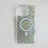 Clear Glitter Bling Magnetic Case for iPhone 14 13 12 Pro Max Plus Cover for MagSafe Wireless Charging Soft Silicone Cover Funda