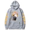 Funny Anime My Hero Academia Harajuku Hoody Sweatshirt Long Sleeve Aesthetic Kaminari Denki Flower Oversize Pullover