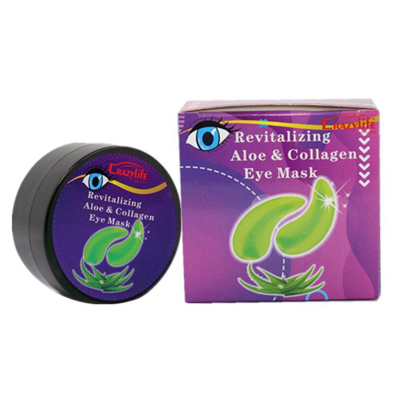 

Маска для глаз с кристаллами коллагена и золотыми водорослями, 30 пар, увлажняющий гель с алоэ для удаления темных кругов, мешков под глазами, сыворотка для глаз, средство для ухода за глазами