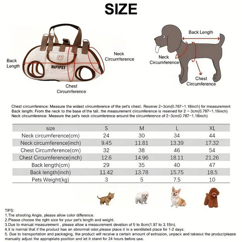 Portable Pet Carrying Box Multi-functional Dog Bag New Dog Lift Harness  Pet Carrying Supplies