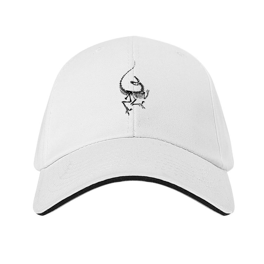 Dinosaur Skeleton Fossil Design  Baseball Cap Rave Hip Hop Designer Cap Derby Hat Caps Male Womens