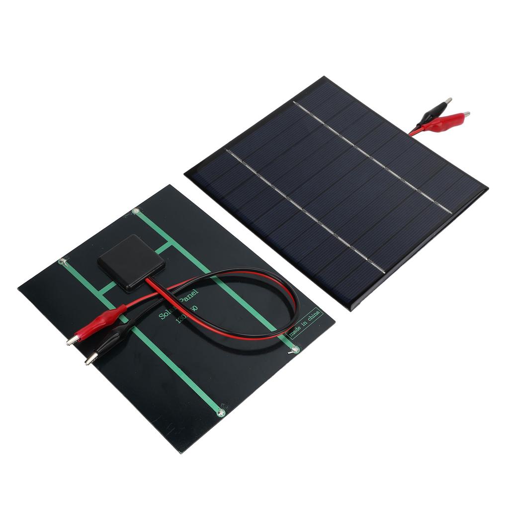 2.5W 5V Mini Solar Panel Poly Mini Solar Cell Panel Module DIY Solar Epoxy Panel Tiger Clip