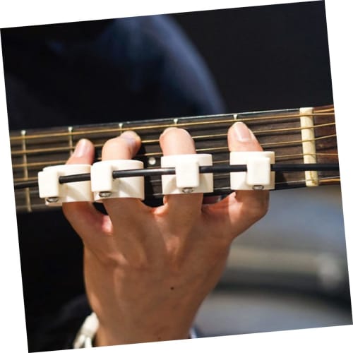 SOESFOUFU Musical Instrument Finger Expander, Ukulele Finger Stretcher, Acoustic Expansion Sleeve for Piano, Oud, Guitar, Finger Extensors, Finger Gua