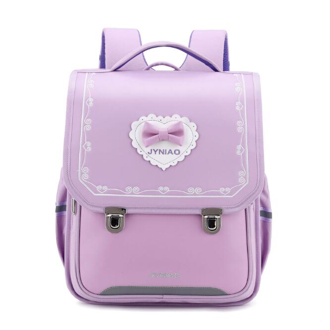 PU-Leder Grundschulrucksack Japanische Schultasche für Mädchen Orthopädischer Rucksack für Jungen Schultasche Japan Stil