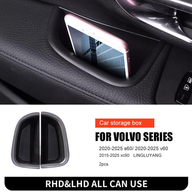 Für Volvo S60 V60 XC90 Türablagefach Innenzubehör Türgriffe Armlehnenbox Diverse Aufbewahrungsboxen
