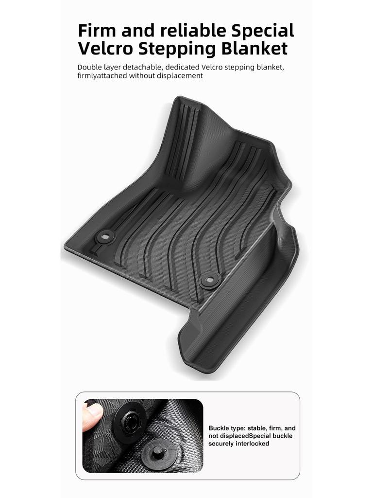 Toyota VOXY-90 RHD Floor Mats & Trunk Mat (2022-2024) Full Coverage TPE