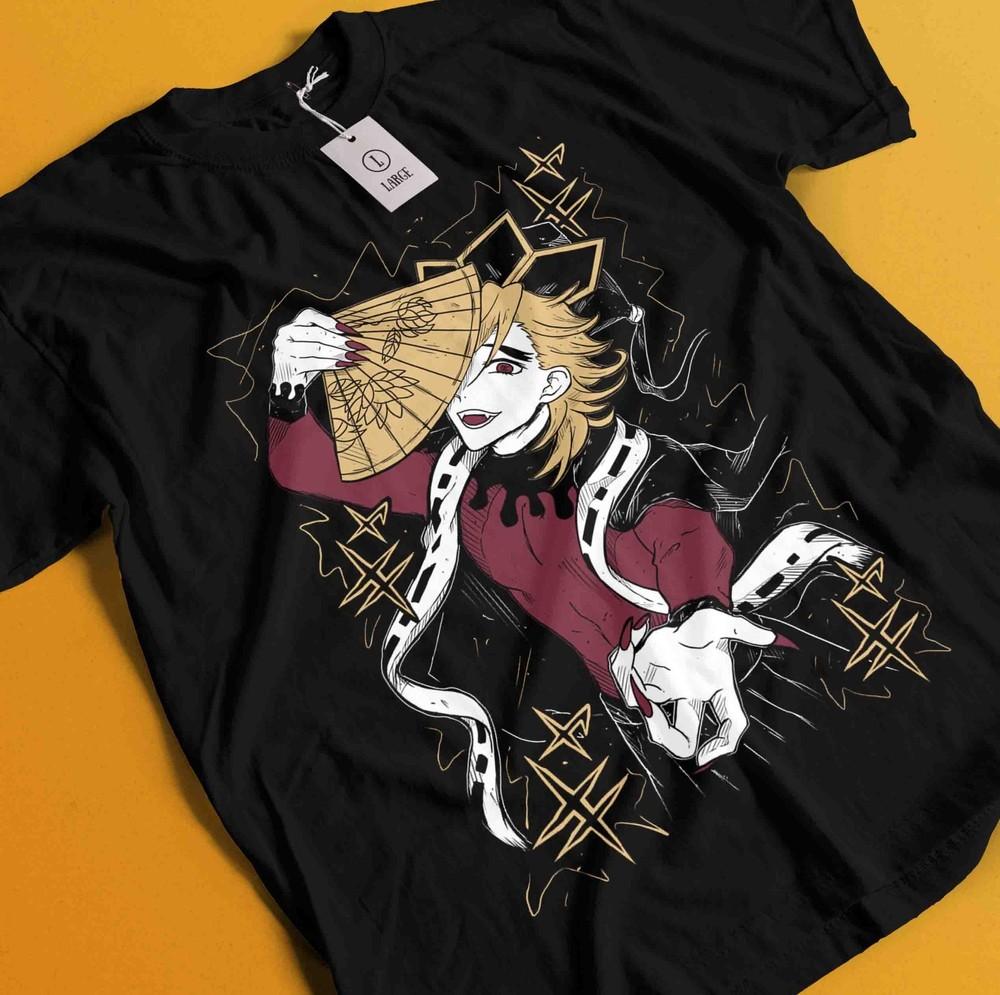 

Клинок, рассекающий демонов Футболка Дома Высшая луна 2 Футболка Дзенницу Футболка Аказа Мудзан Тандзиро 3XL