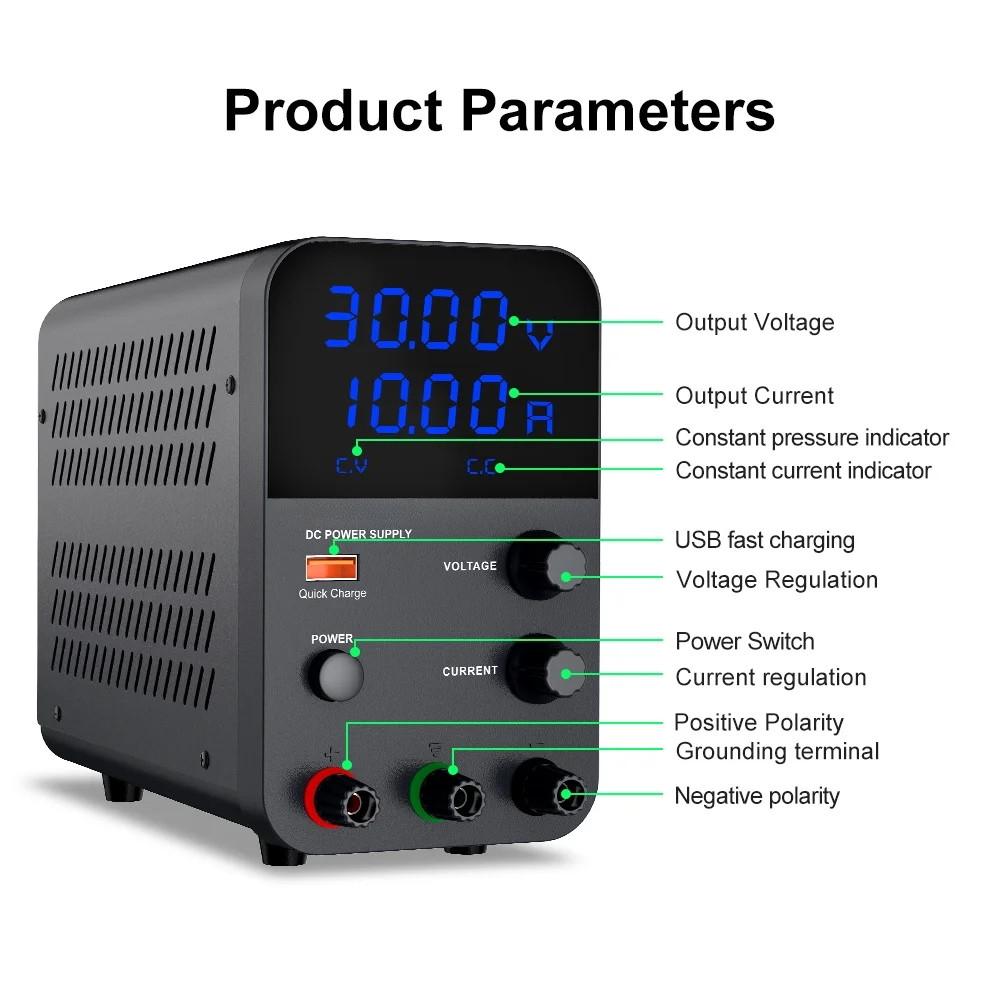 Portable Electrical Appliance Maintenance Equipment Adjustable DC Power Supply Laboratory Bench Regulated Power Supply