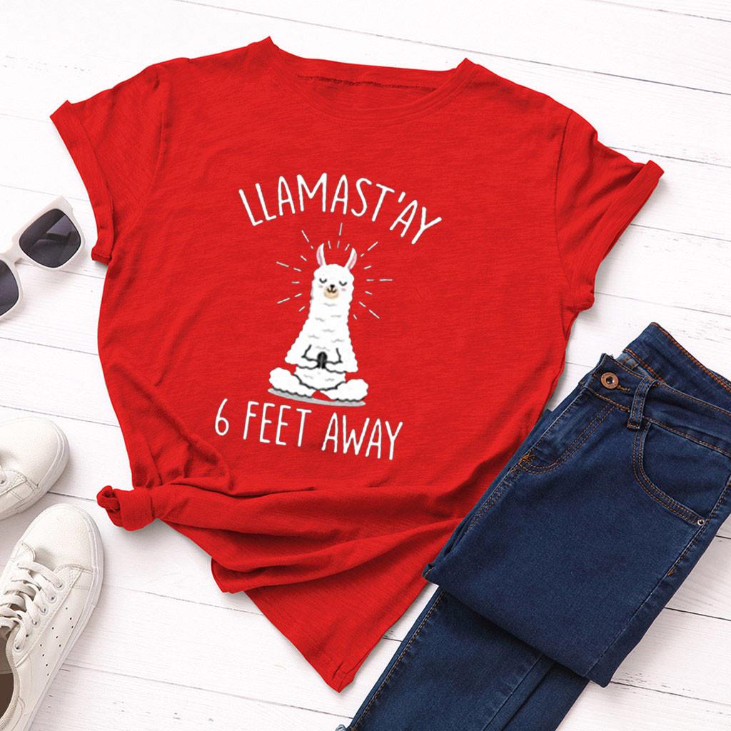 

(SU)Женская летняя рубашка с коротким рукавом с принтом Повседневная туника Топы Блузка